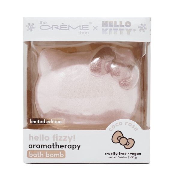 ✨The Crème Shop x Hello Kitty Hello Fizzy! Aromatherapy Bath Bomb Coco Rose✨ - Picture 3 of 6